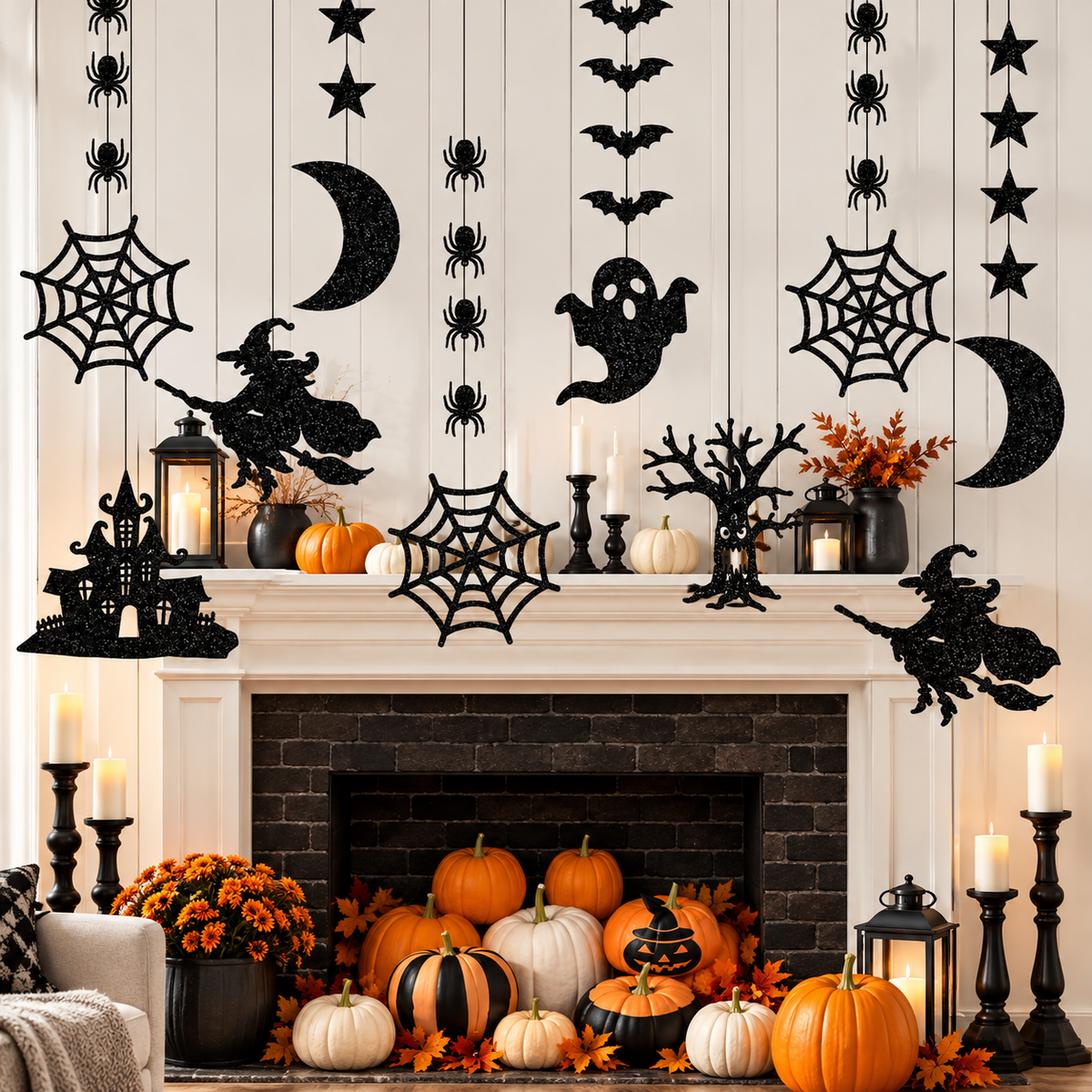 6-Piece Halloween Hanging Decorations Set