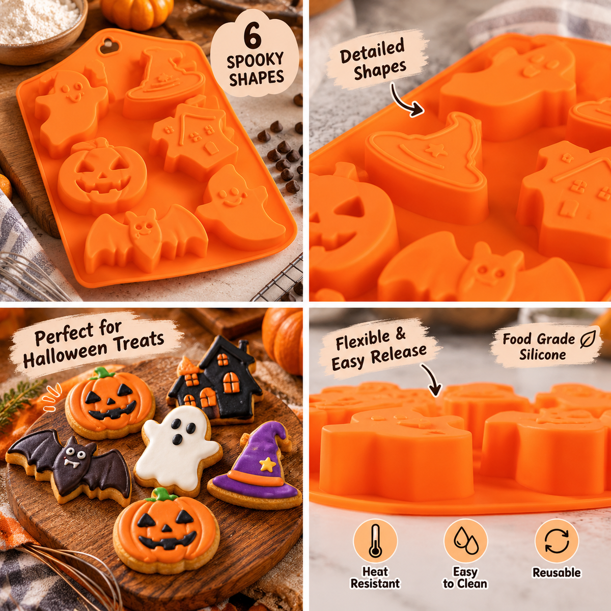 Halloween Silicone Baking Mold
