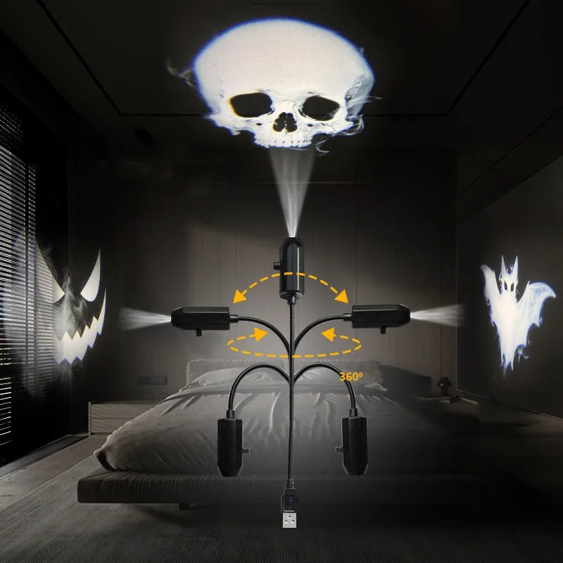 12-Pattern Halloween Projector Light