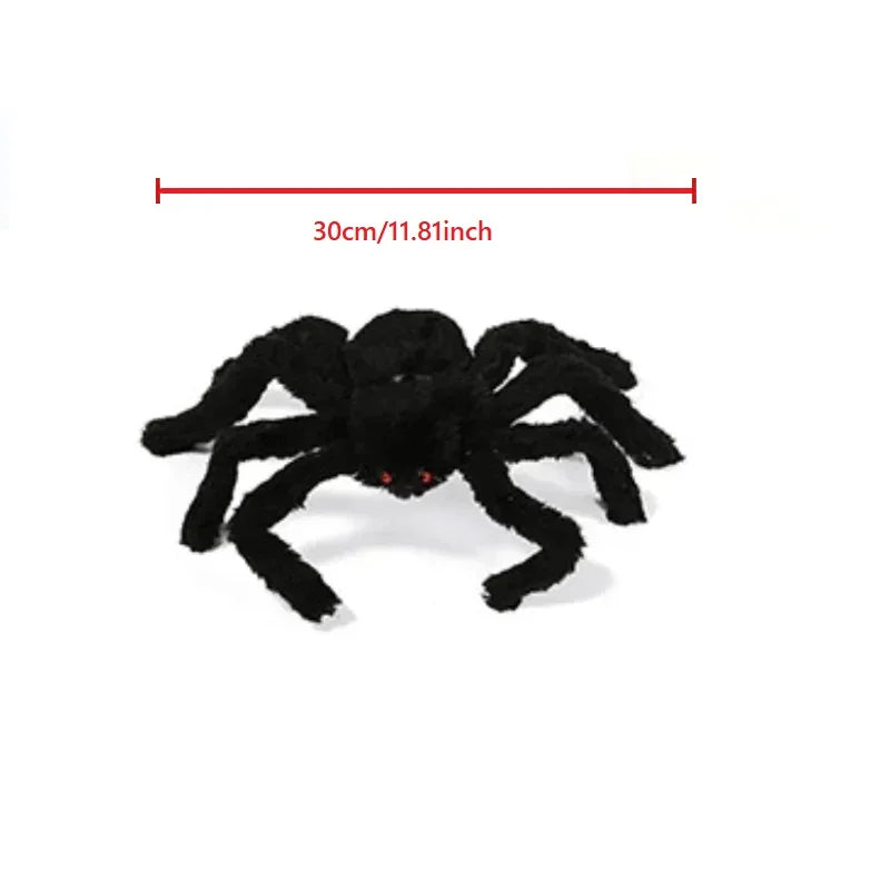 Giant Furry Halloween Spider Decoration