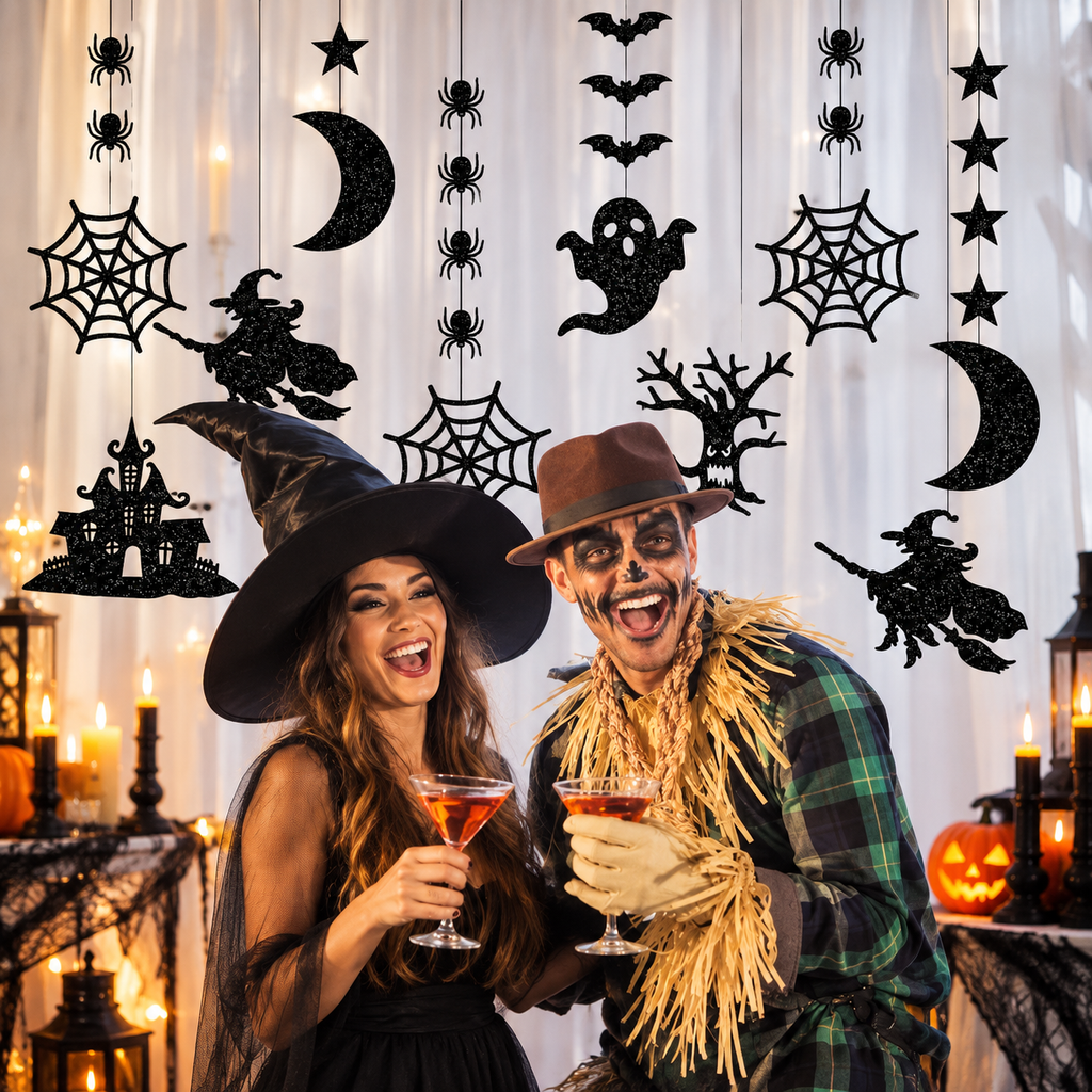 6-Piece Halloween Hanging Decorations Set