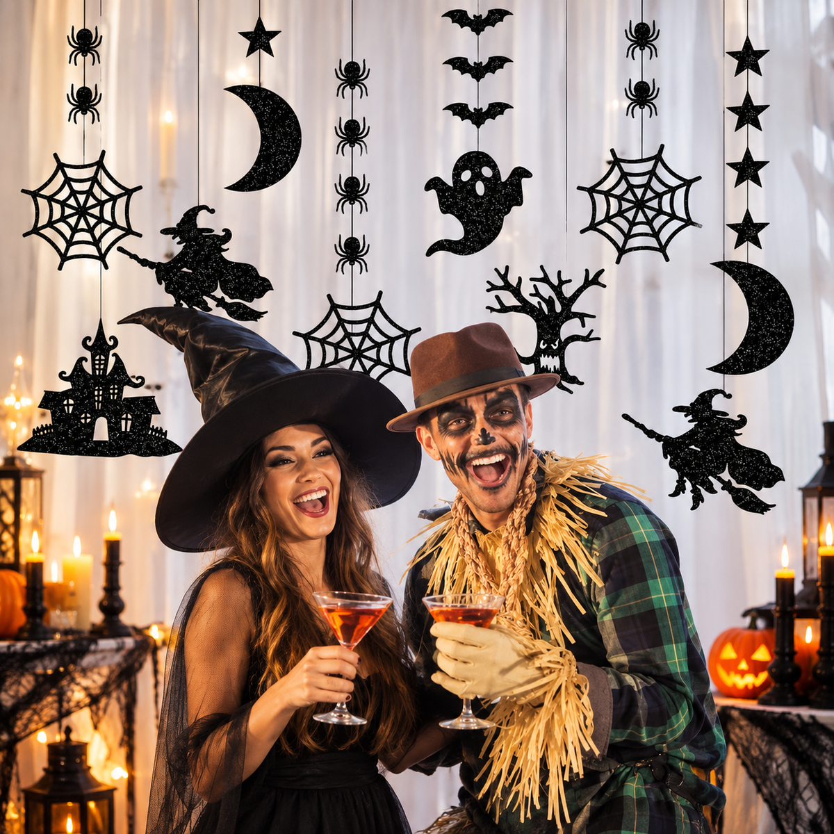 6-Piece Halloween Hanging Decorations Set